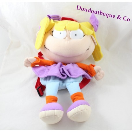 Zaino di peluche Angelica Pickle il Razmoket annata anno 90 raro Zaino di peluche Angelica Pickle il Razmoket annata anno 90 raro