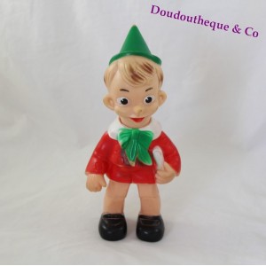 Figurine pouet vintage Pinocchio éléphant Made in Italy 24 cm
