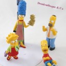 Lot de 4 figurines Les Simpsons Marge, Homer, Bart et Lisa