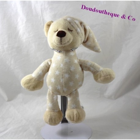 Teddybär TOM & KIDDY Schlafbeige Star Night Cap 23 cm