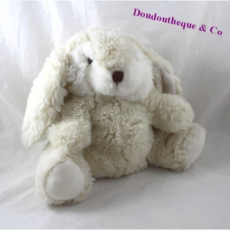Peluche conejo de marionetas IKEA blanco beige 25 cm