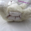 Peluche conejo de marionetas IKEA blanco beige 25 cm