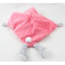 Flache, blankie-Kaninchen TEX rosa grauer Stern 39 cm