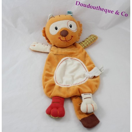 Doudou Puppet Tom Tiger LILLIPUTIENS ecodoux 39 cm