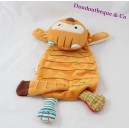 Doudou marionnette Tom tigre LILLIPUTIENS écodoux 39 cm