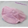 Doudou muñeca plana azúcar cebada rosa púrpura redondo 21 cm