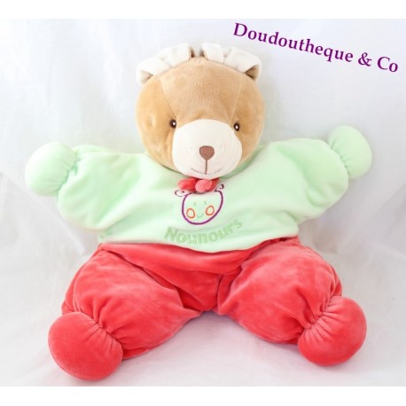 Plüschkaninchen Pyjama Bereich Teddy tragen rot grün 40 cm
