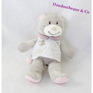 Musical Teddy bear NOUKIE's Violet white dress 18 cm