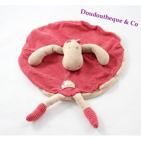 Flache Blankie hippopotamus MOULIN ROTY runde Lauten