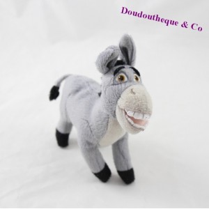 Pequeño burro de peluche DREAMWORKS Shrek gris negro 16 cm
