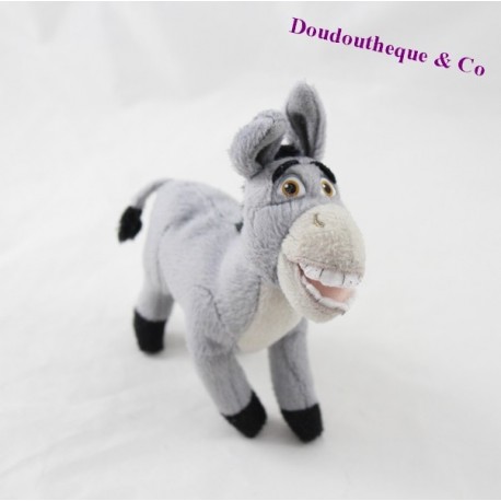 Petite peluche l'âne DREAMWORKS Shrek gris noir 16 cm