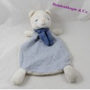 Plana azul de Doudou oso blanco de H & M la bufanda azul 27 cm