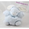 Cuddly toy P'tit bunny KALOO Pearl sky blue ball 18 cm