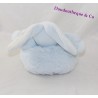 Doudou pequeño conejo KALOO perla azul cielo bola 18 cm