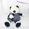Teddybärenbereich Pyjamas BABYSUN Blau-Weiß-Streifen 53 cm
