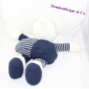 Teddy Bear Range pijama BABYSUN rayas blancas azules 53 cm