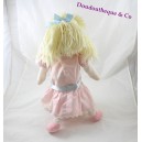 Trademark DESIGNE rag doll dress pink ribbon blonde blonde Caprice 