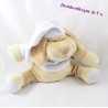 Sleeping towel dog BABIAGE blue brown box sound and melodie 23 cm