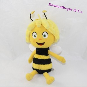 Peluche Maya l'abeille STUDIO 100 Arkopharma jaune noir 34 cm