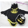 Batman DC COMICS Baby Körper und Lätzchen Set 0-3 Monate alt gelb schwarz