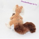 Peluche écureuil Scrat GIPSY l'âge de Glace avec sa noisette 18 cm