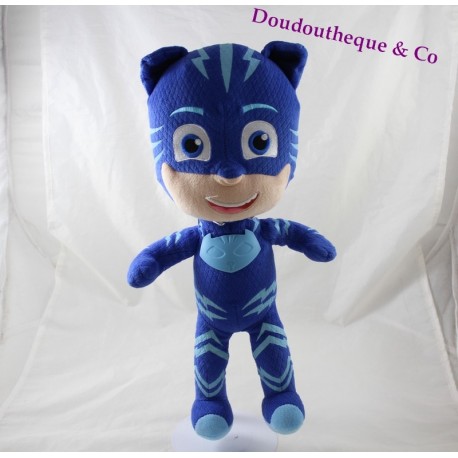 Peluche sonore Yoyo PYJAMASQUES lumineuse et sonore bleu 35 cm