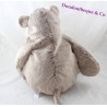 MonoPRIX hippopotamus towels brown white grey 44 cm
