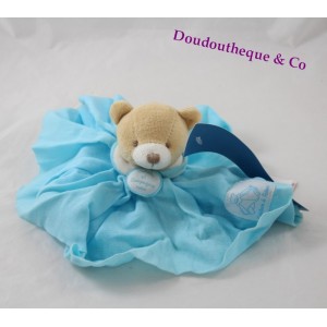 Doudou ours DOUDOU ET COMPAGNIE Lange L'ange bleu turquoise PM DC2358