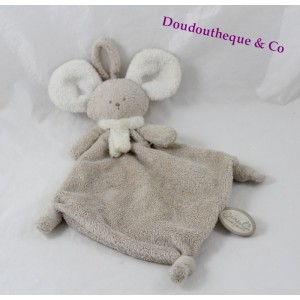 Mona Maus flach doudou DIMPEL bindet weiß beige Nippel 28 cm