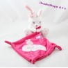 Doudou rabbit handkerchief SIMBA TOYS BENELUX Happy Night pink 15 cm