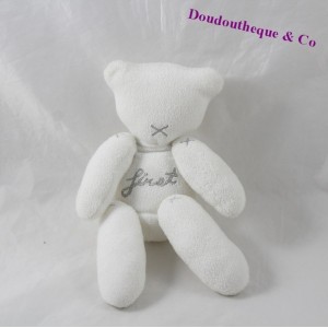 Doudou orso pupazzo NICOTOY Minisu Primo grigio bianco 20 cm
