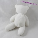 Doudou orso pupazzo NICOTOY Minisu Primo grigio bianco 20 cm