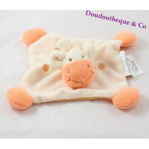 Doudou Giraffe BABOU orange gelben Erbse 20 cm Schüssel