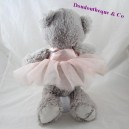 Bear bear REPETTO Marionnaud grey tutu pink 38 cm