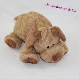 Doudou dog ORCHESTRA Nicotoy beige brown 23 cm
