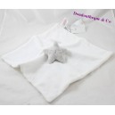 Doudou flat star PRIMARK white grey cloud Baby Comforter