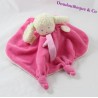 Doudou reversible Puppe Teddybär verstecken gelb rosa Elf Mädchen