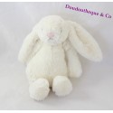 JELLYCAT Bashfuls bunny towel cream white pink nose 20 cm