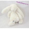 JELLYCAT Bashfuls bunny asciugamano crema bianco rosa naso 20 cm