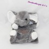 Doudou marionnette éléphant HISTOIRE D'OURS poche gris 23 cm