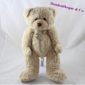 Peluche ours HISTOIRE D'OURS Calin'ours beige 34 cm