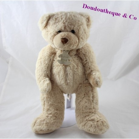 OurS Calin' Beige Bear History Cub 34 cm OurS Calin' Beige Bear History Cub 34 cm