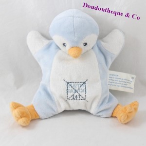 Doudou halb flachpingping KIMBALOO blau weiß 23 cm