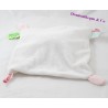 Doudou Flachkaninchen DOUDOU UND COMPAGNIE Tatoo rosa und weiß 26 cm