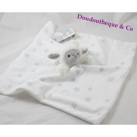 Doudou plat mouton PRIMARK stella di agnello grigio bianco Early Days Doudou plat mouton PRIMARK stella di agnello grigio bianco Early Days