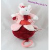 Musical towel Clementine mouse DOUDOU AND RED COMPAGNY DC2617