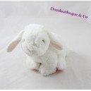 Tex BABY Kaninchenfell weiß Pelz rosa Erbsen 15 cm