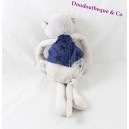 Peluche Romeo Affe MOULIN ROTY Geliebt und himmlischeblau grau 24 cm