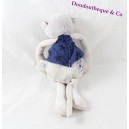 Peluche Romeo monkey MOULIN ROTY Loved and Celestial blue gray 24 cm