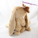 Cucciolo di coniglio BUKOWSKI beige nodo marrone 40 cm